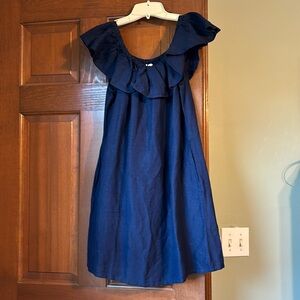 Tommy Bahama navy linen dress